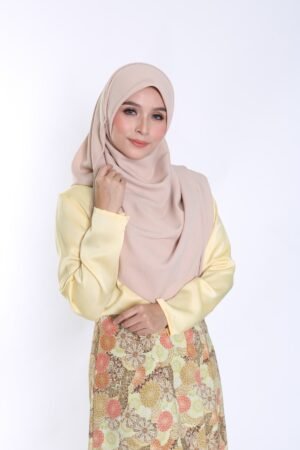 Jubah Al Malika Light Yellow