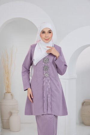 Kebaya Aisyah Dusty Purple