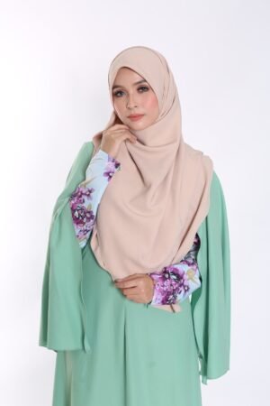 Jubah Daisy Mint Green