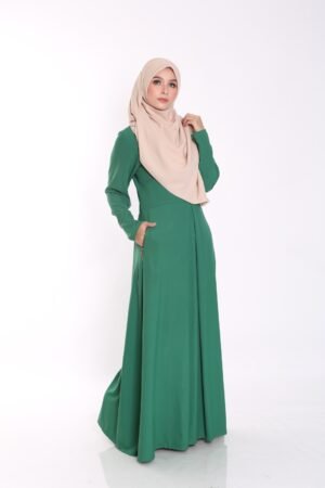 Jubah Delisha Dark Green