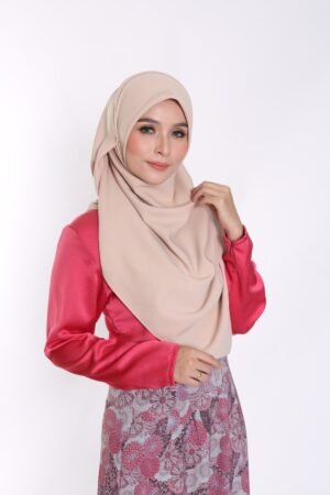 Jubah Al Malika Magenta